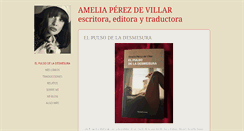 Desktop Screenshot of ameliaperezdevillar.com