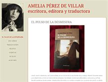 Tablet Screenshot of ameliaperezdevillar.com